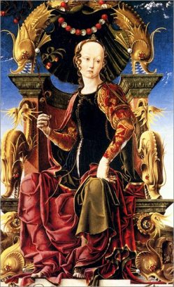 cosme tura_La muse Erato 1458-1460, Londres, Ng