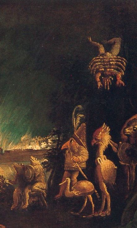 La chute et la dérision